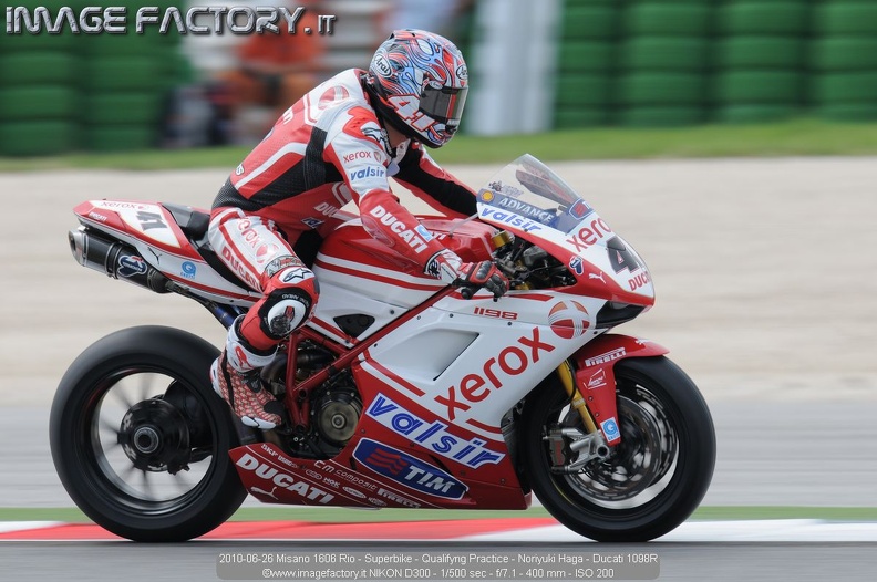 2010-06-26 Misano 1606 Rio - Superbike - Qualifyng Practice - Noriyuki Haga - Ducati 1098R.jpg